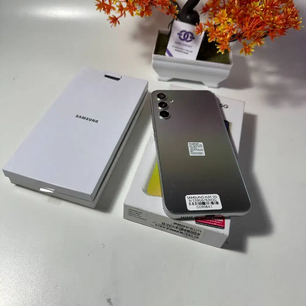 SAMSUNG GALAXY A34 5G 8/128GB SEIN AWESOME SILVER GG90841