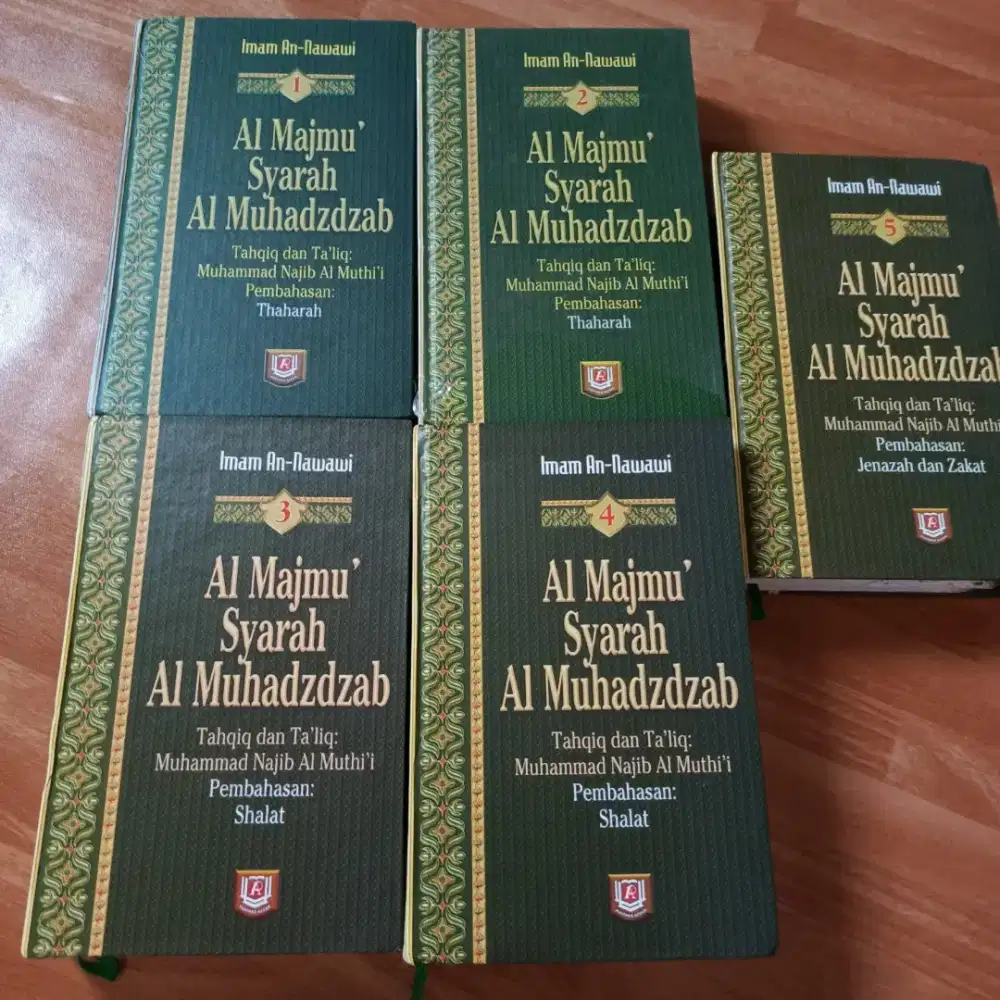 al majmu syarah al muhadzdzab jilid 1 - 5 al-majmu al majmu' muhazzab
