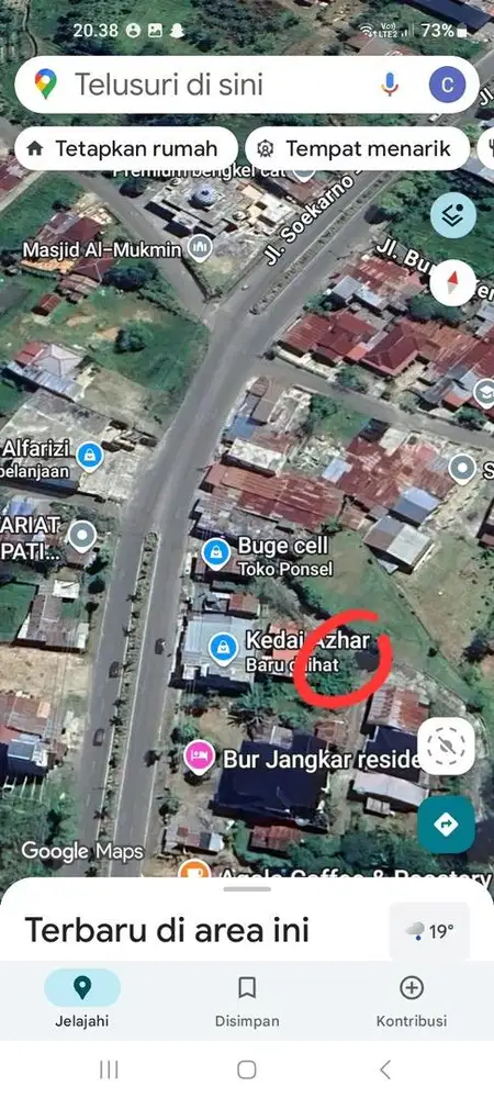 Tanah strategis di jalur dua empus talu
