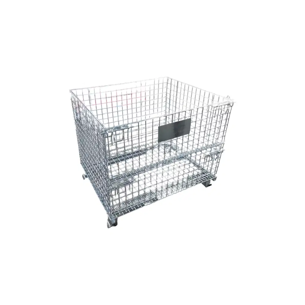 Pallet Mesh Keranjang Besi Lipat DALTON Kapasitas 1,5 Ton Stocky 7