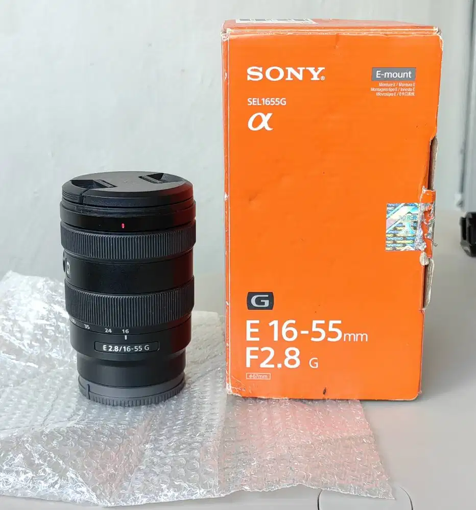 SONY E 16-55mm G F2.8 LENSA APSC LENSA E-MOUNT SONY KAMERA SEL1655G