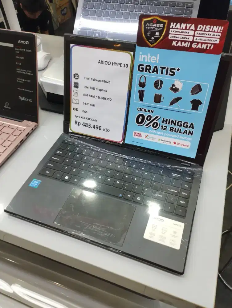 AXIOO HYPE 10 RAM 8GB 256GB SSD