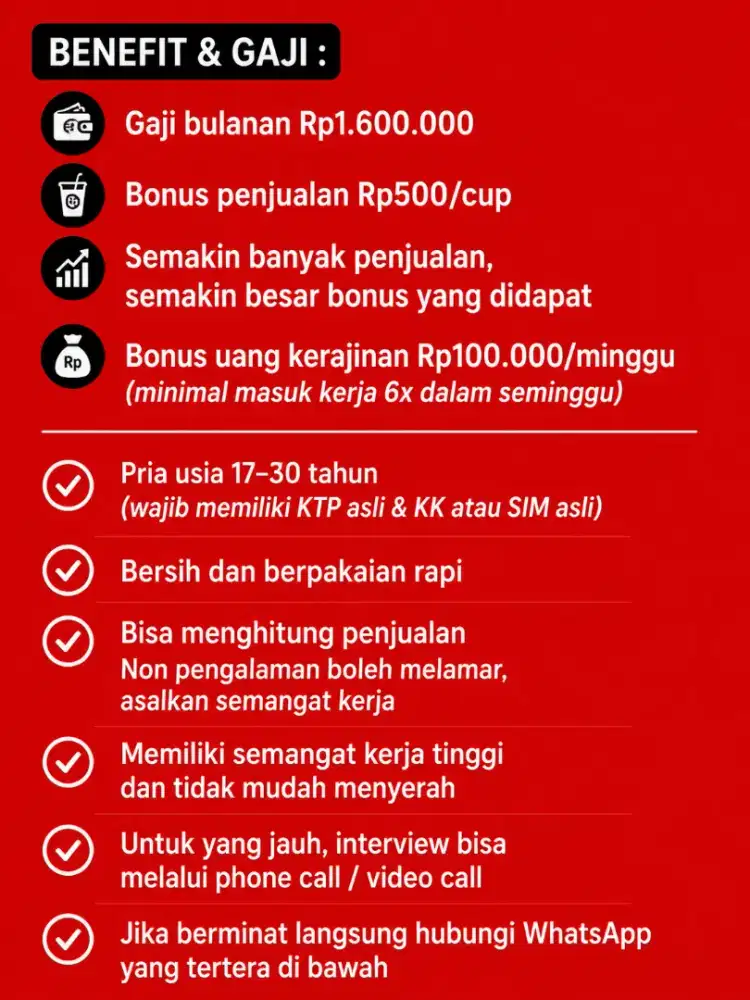 LOWONGAN KERJA KOPI KELILING