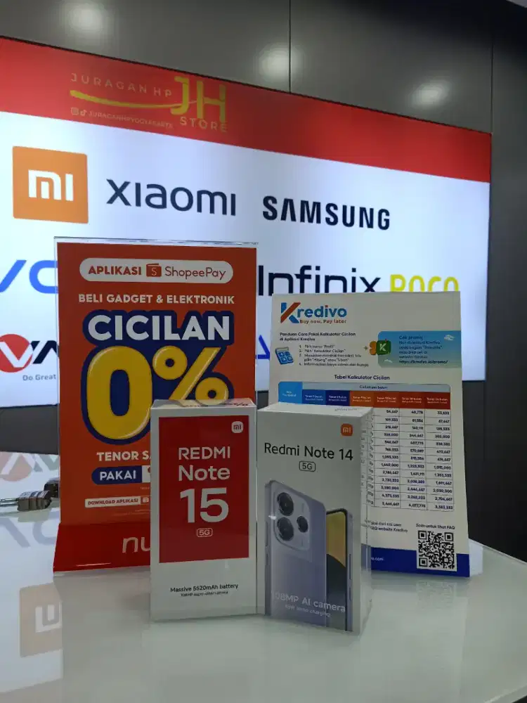 Redmi Note 15 5G 8/256 Blue, Redmi Note 14 5G 8/256 Green.