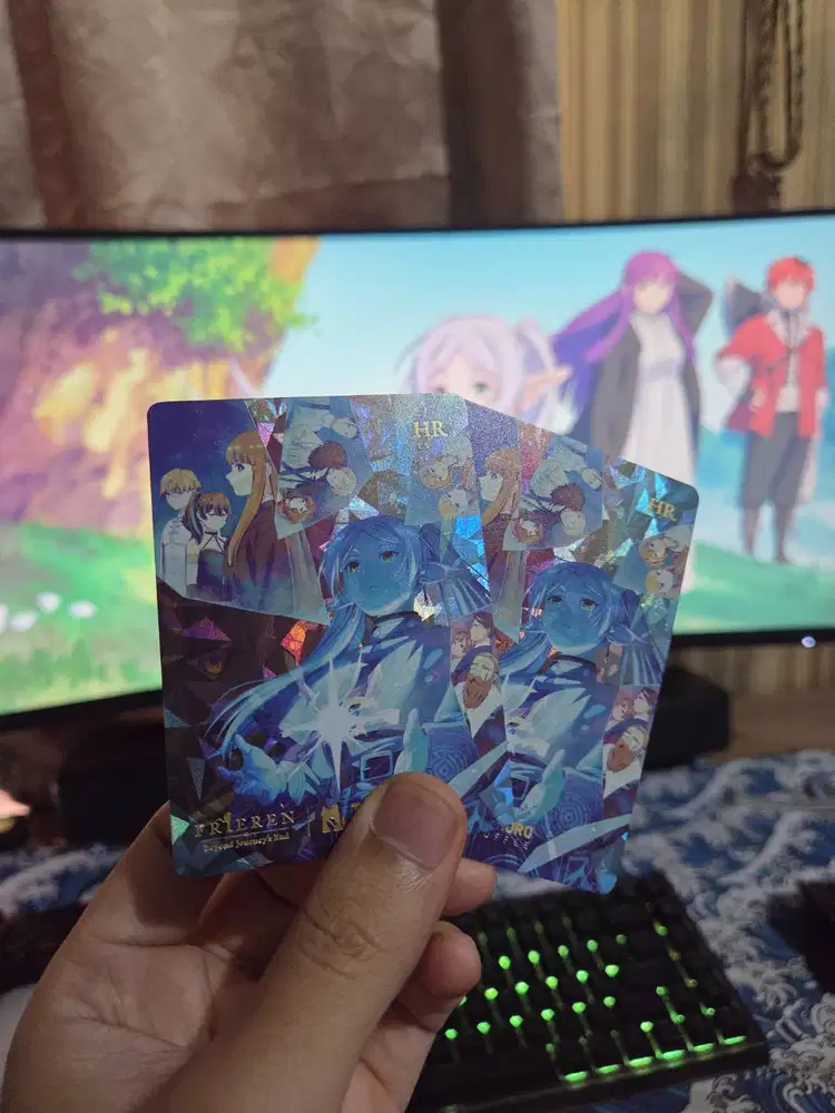 HR Frieren card on Frieren x tomoro coffe