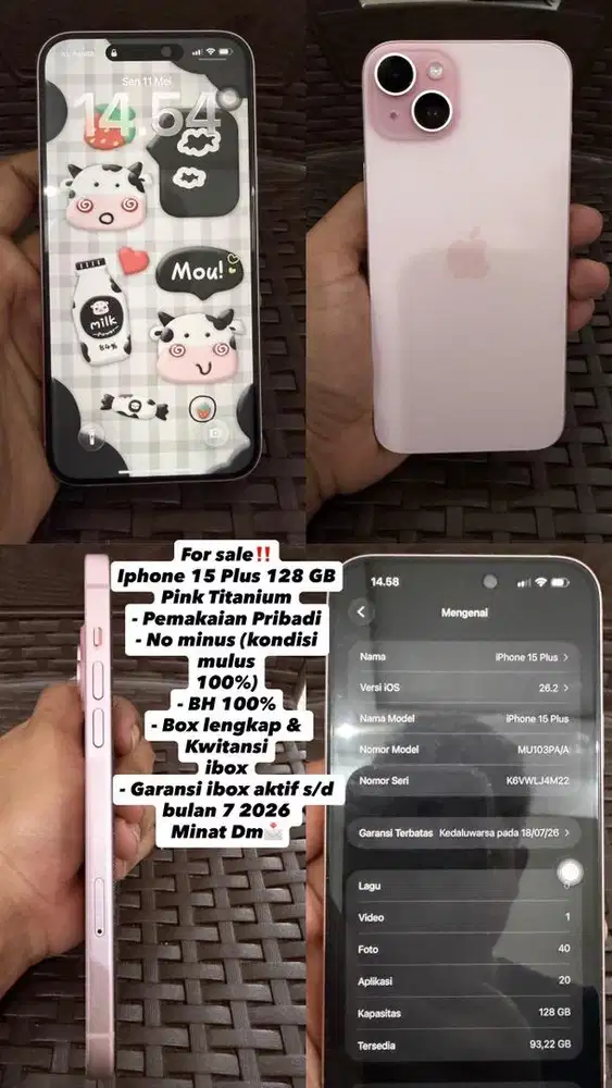 Iphone 15 Plus 128 GB
