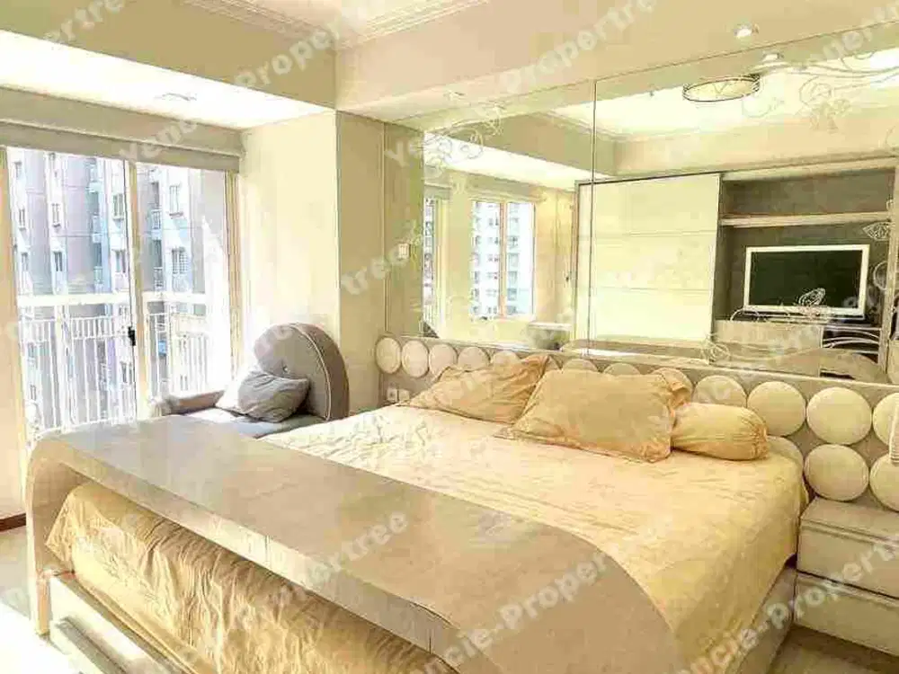 Disewakan tipe studio apartment royal mediterania garden residence
