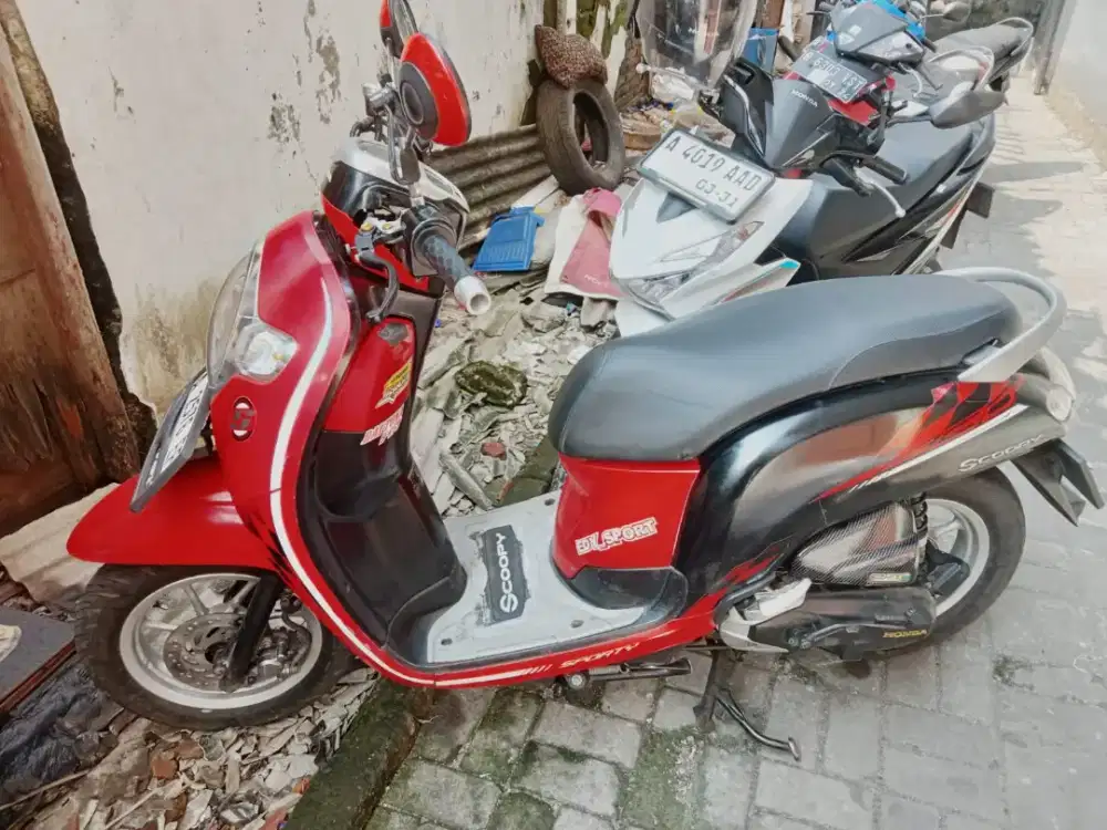Honda Scoopy Second, mesin mulus SS lengkap
