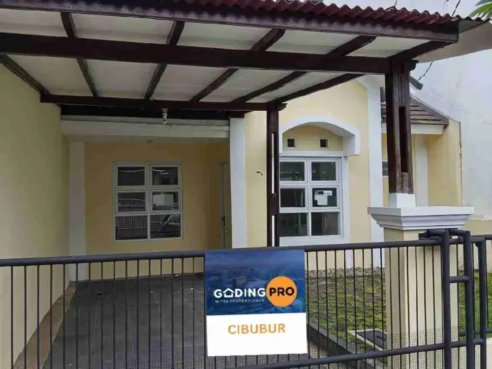 di jual rumah siap huni di bukit golf cibubur