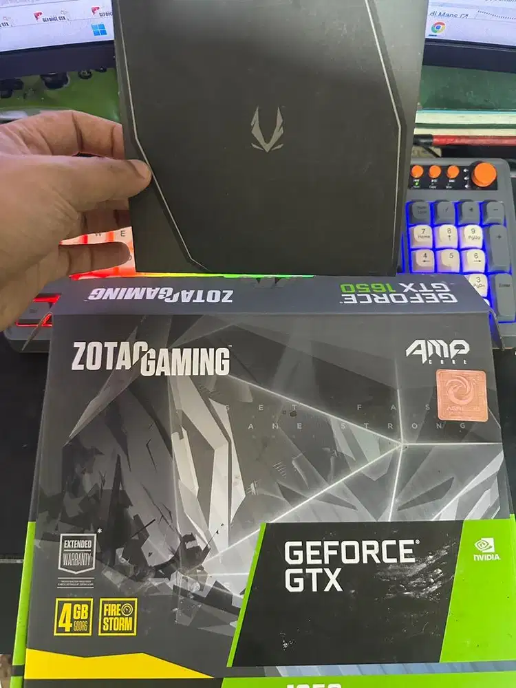 (JUAL MURAH) VGA Zotac Gaming Amp Geforce GTX 1650 FireStrom 4GB GDDR6
