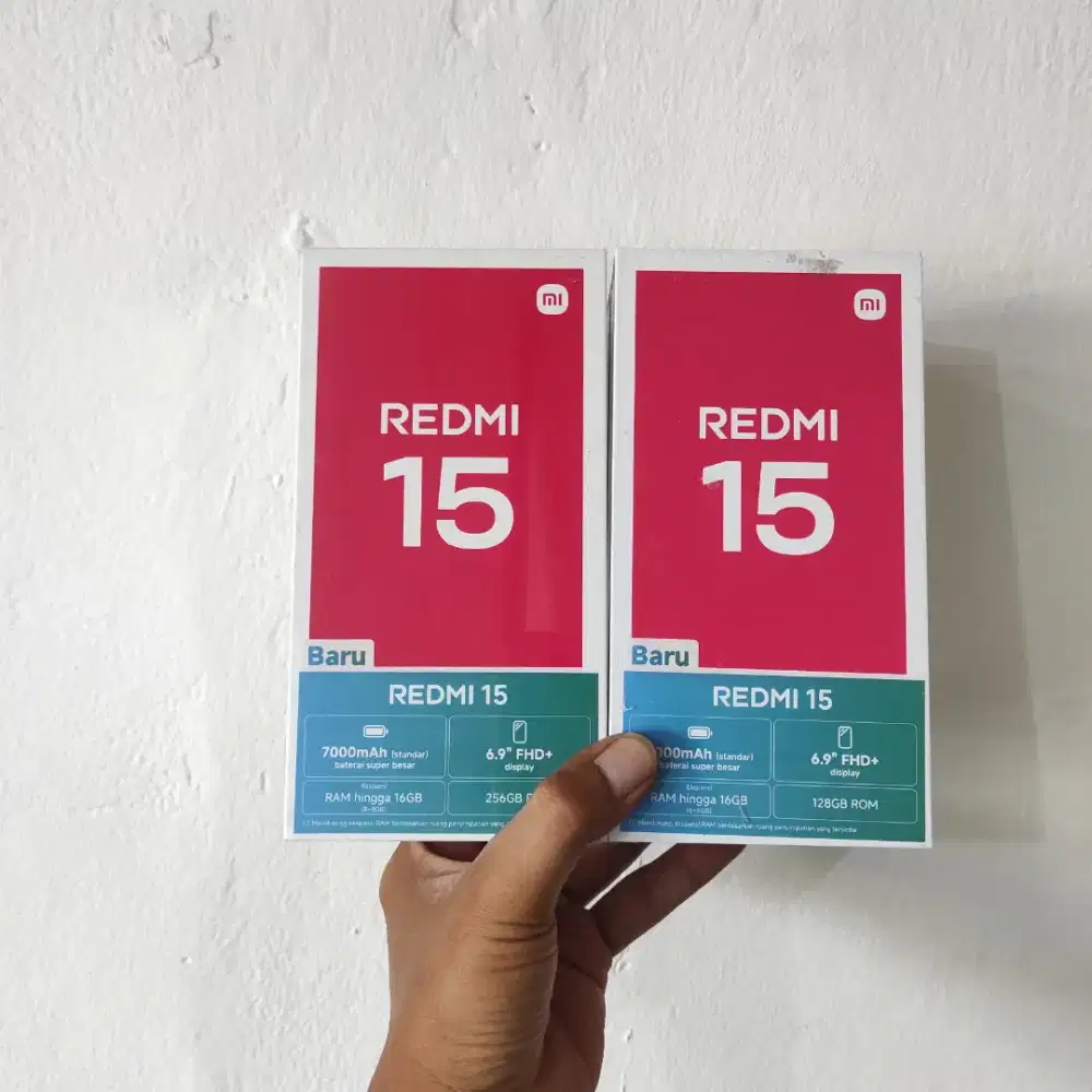 Fast respon WA Xiaomi Redmi 15 NFC 8+8/256 Garansi resmi 15bln