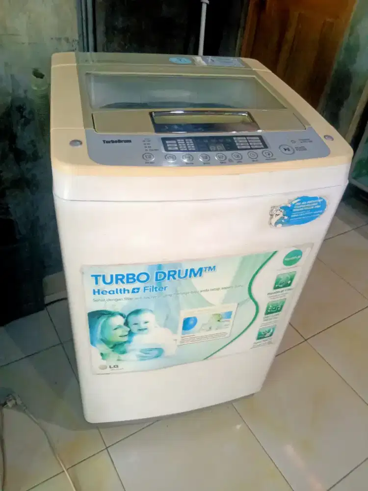 meain cuci LG turbo drum mulus siap pakai