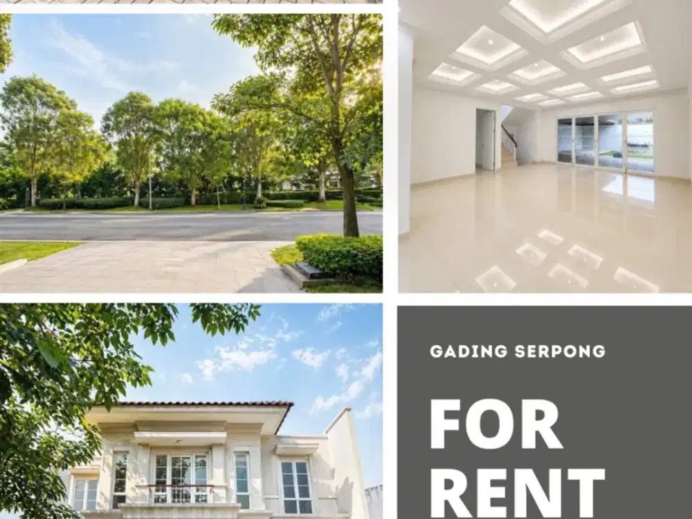 DISEWA Rumah MEWAH Cluster Granada Alicante Gading Serpong