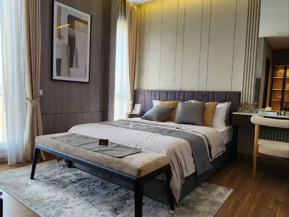 RUMAH PREMIUM LEBAR 8, 3 LANTAI HADAP UTARA CLUSTER EONNA BSD CITY!