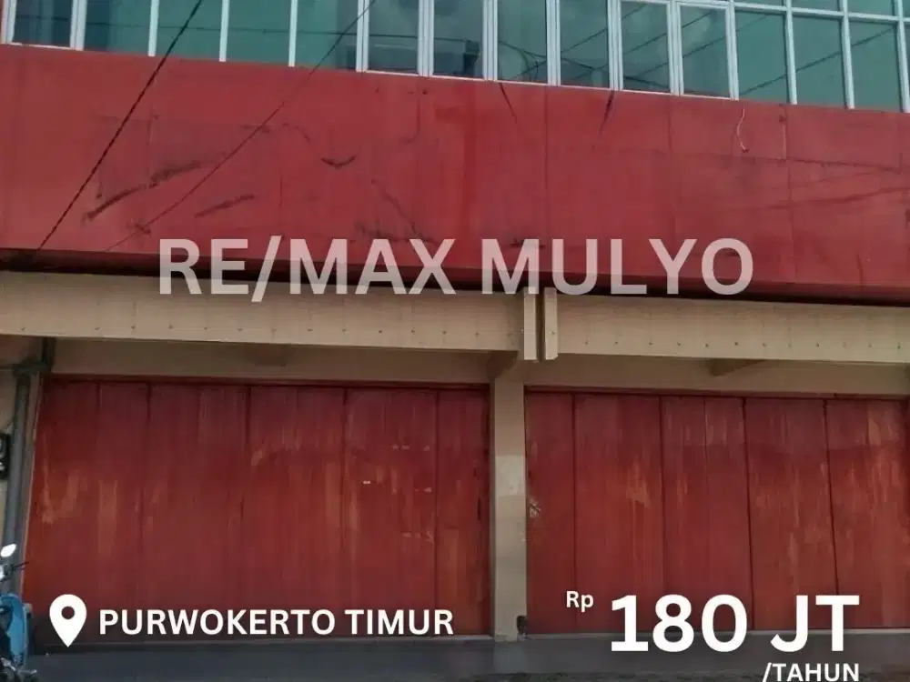 Disewakan Ruko 2 Lantai Tengah Kota, Hook dan Strategis Area Purwokerto Timur