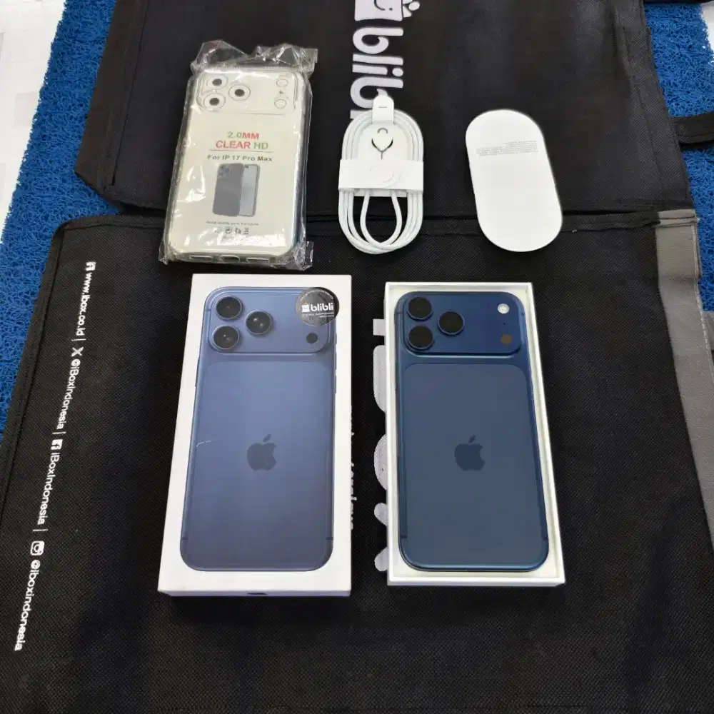 Iphone 17 Pro Max 256gb pakai 4 Bln BH 100 CC 128 Grs resmi blibli