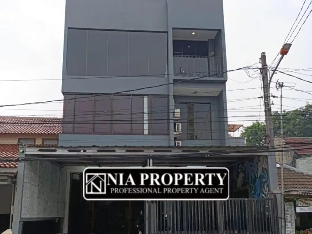 Di JUAL KANTOR 3+1 lantai Deket tol Bekasi barat