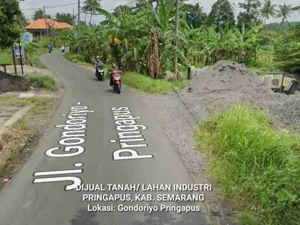 DIJUAL TANAH INDUSTRI 5 HEKTAR - 27 HEKTAR DI PRINGAPUS, KABUPATEN SEMARANG. DEKAT KLEPU, BAWEN & SALATIGA