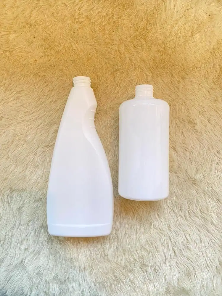 Botol Plastik Putih HDPE Tebal Multifungsi (Tanpa tutup)