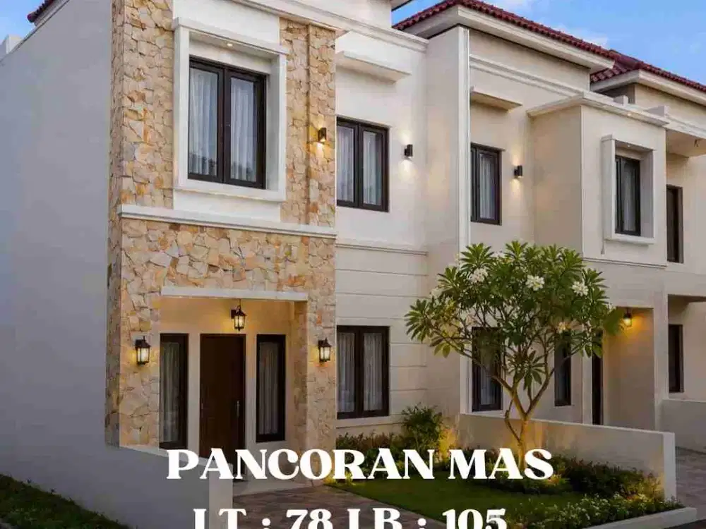 Jual Rumah Modern Minimalis Dekat Gerbang Toll Desari Rangkapan Jaya Depok