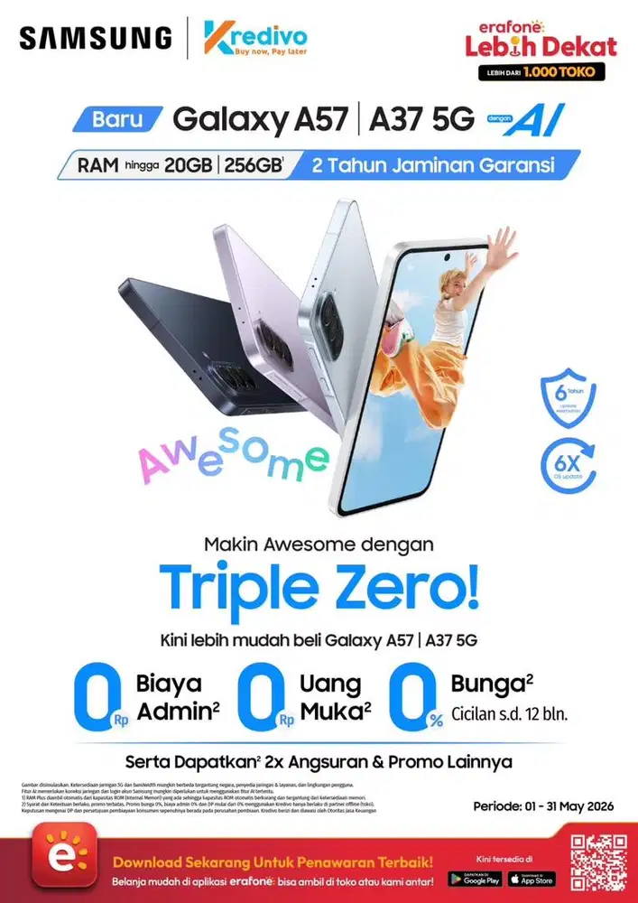 PROMO SAMSUNG GALAXY A37 & SAMSUNG GALAXY A57