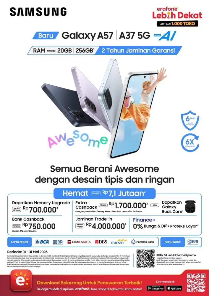 PROMO SAMSUNG GALAXY A37 & SAMSUNG GALAXY A57