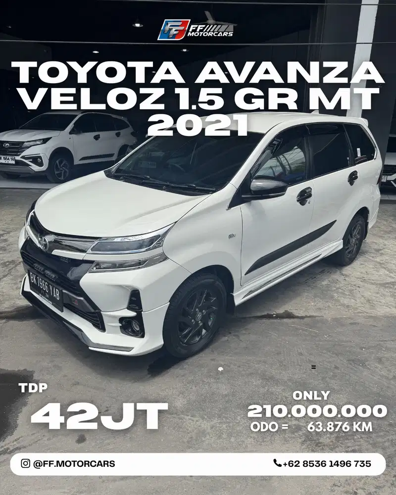 Toyota Avanza Veloz 1.5 GR MT 2021.