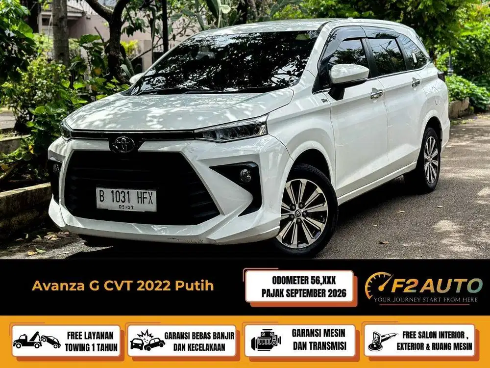 Toyota Avanza G CVT 2022 Putih