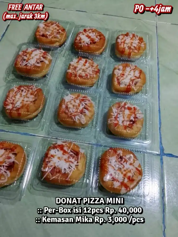 Donat pizza mini