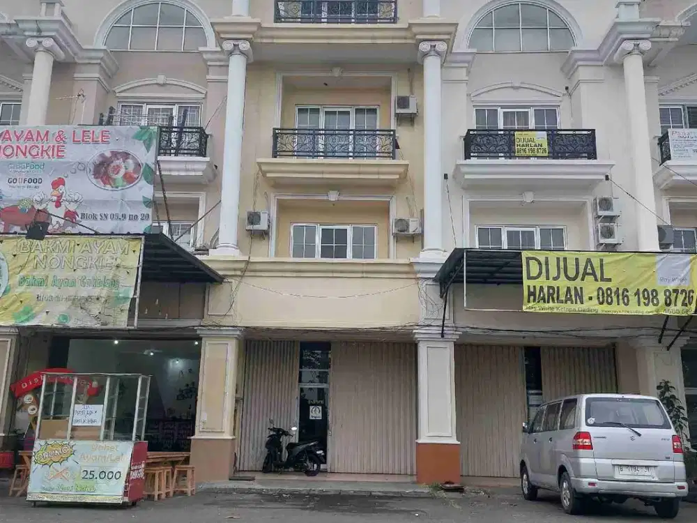 Disewakan Ruko 4 lantai Di Sentra Niaga V Harapan Indah