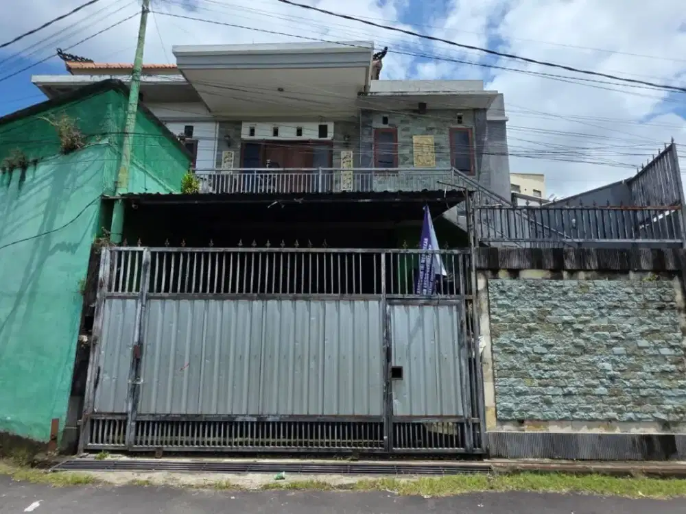 DIJUAL 1 BIDANG TANAH + BANGUNAN LUAS 120 M2 DI ABIANBASE, BADUNG