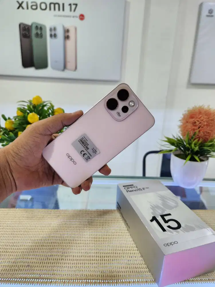 Oppo Reno 15F 5G Ram 12+12Gb/ 256Gb Fullset Like New Pemakaian 1 Bulan