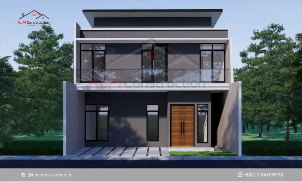 Renovasi rumah ruko gudang