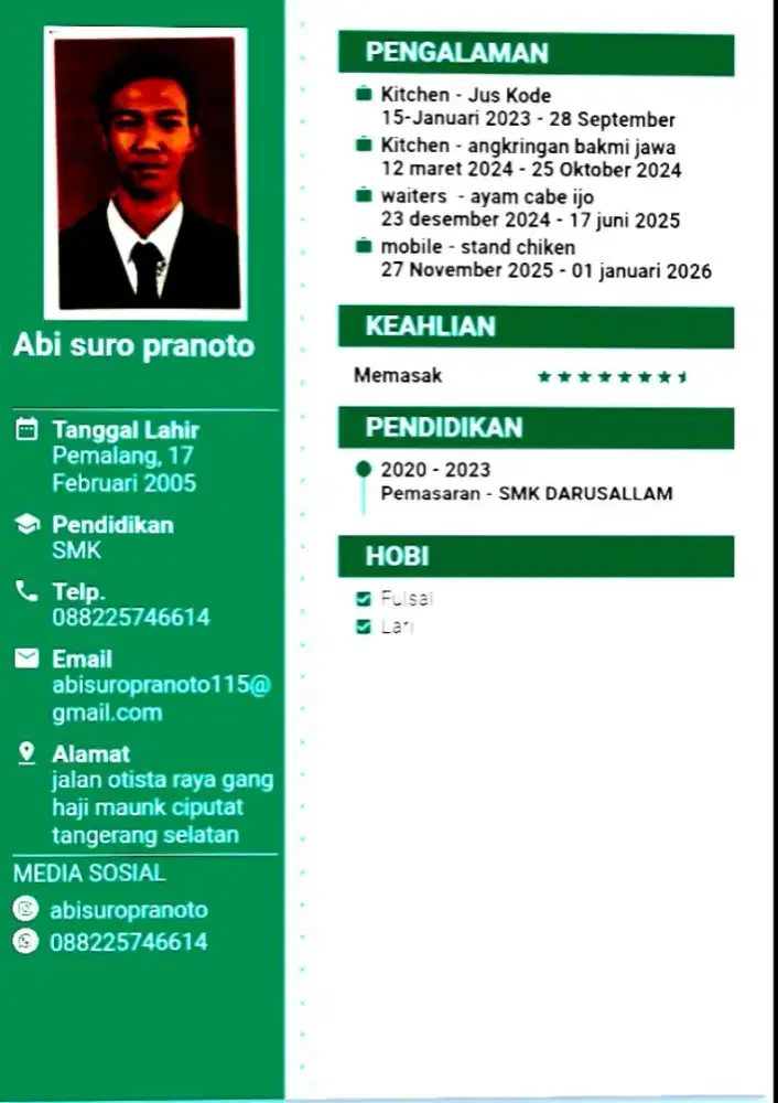 INFO LOKER SECEPATNYA