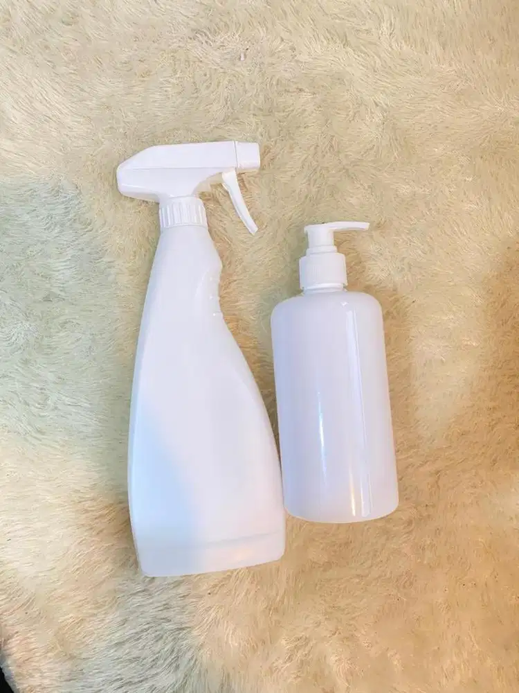 Botol Plastik Putih HDPE Tebal Multifungsi