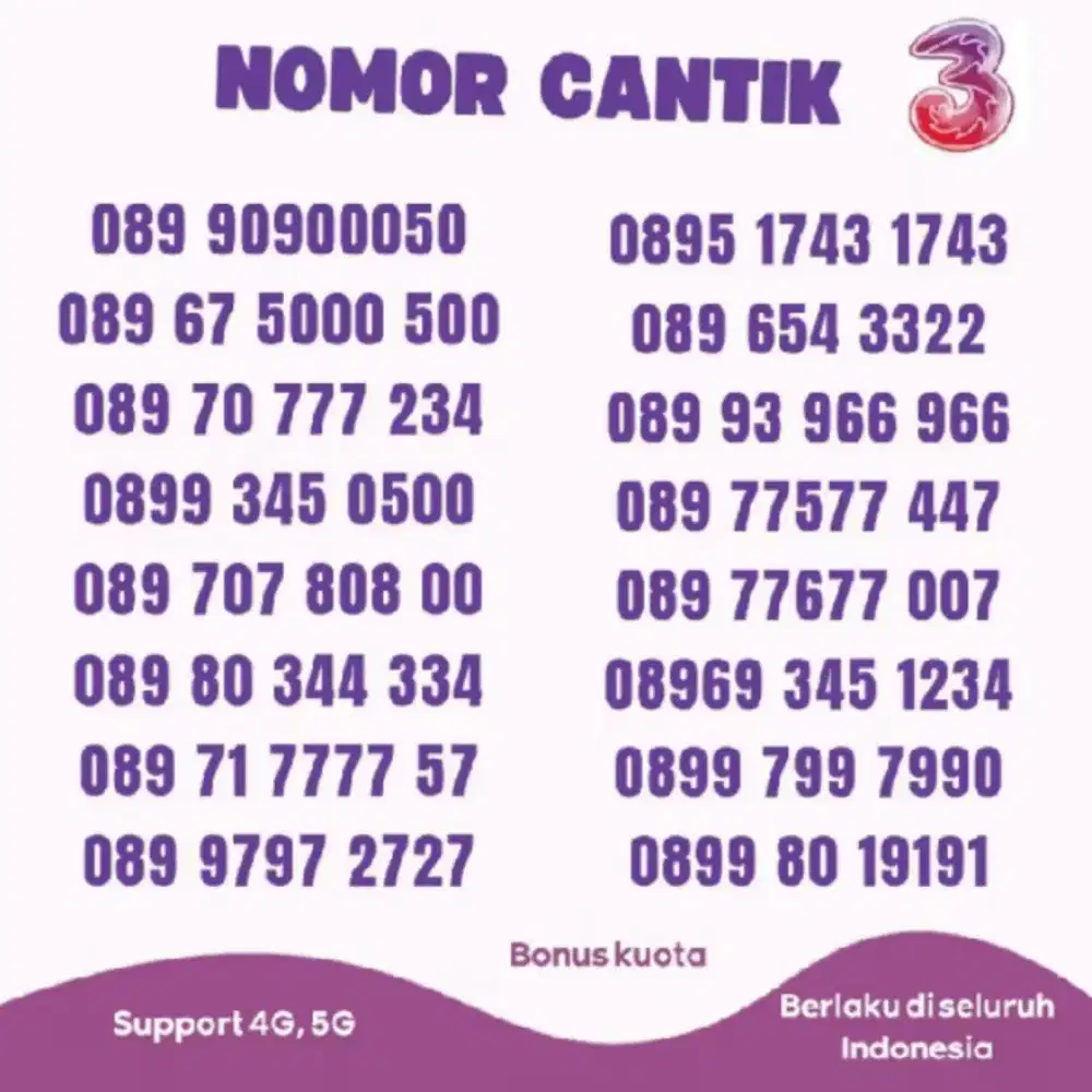 Cek #Nomor #Cantik #Tri #Indosat #Kartu #Perdana