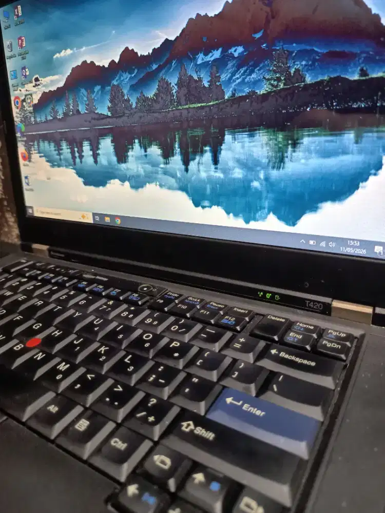 BU Cepat Laptop Lenovo thinkpad i5 Layar 14 inch Ram 8 SSD 120