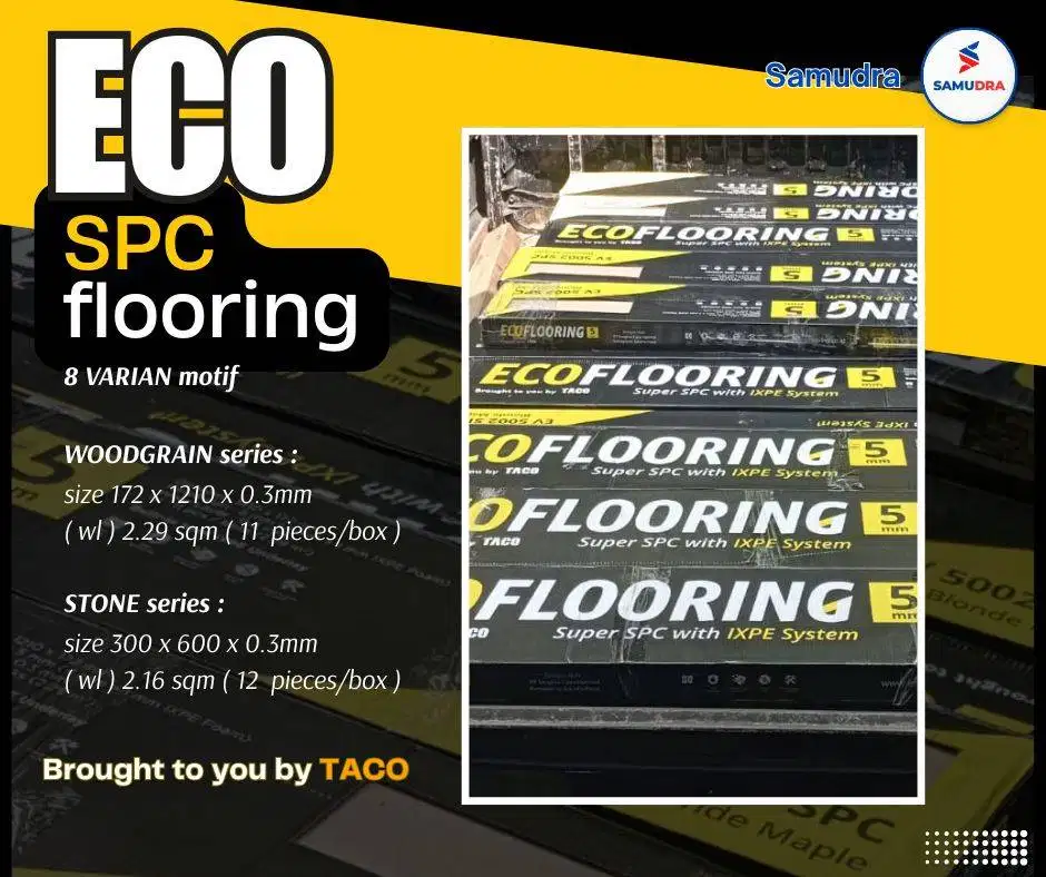 eco spc lantai tebam 5mm per box harga terjangkau