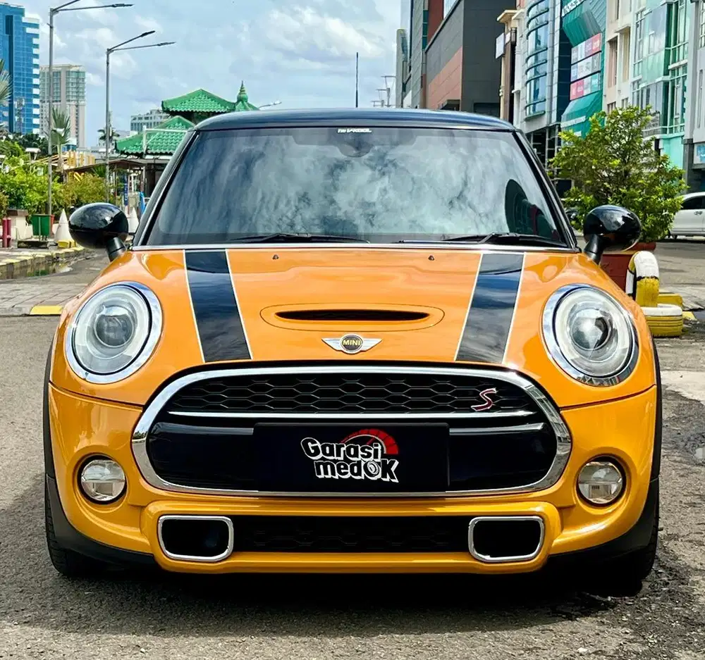 Mini Cooper S 3 Doors Door 2015 Antik Low KM Murah Bekas Turbo Orange
