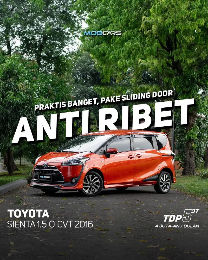 Toyota Sienta Q 1.5 CVT 2016