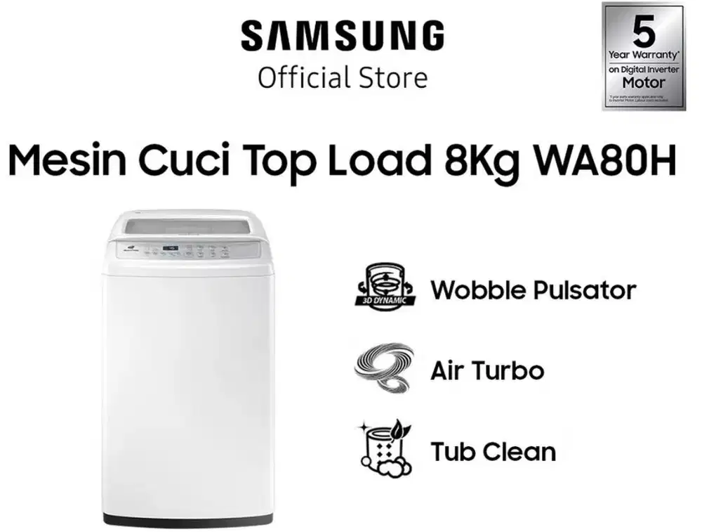 DIJUAL MESIN CUCI SAMSUNG BARU MASIH SEGEL !!!