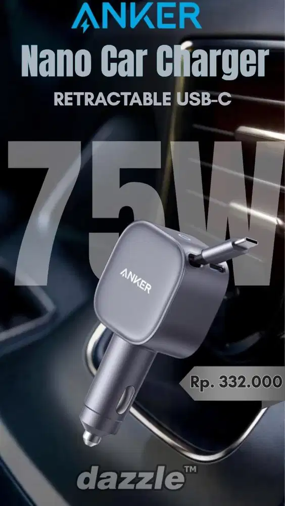 CAR CHARGER ANKER 75W
