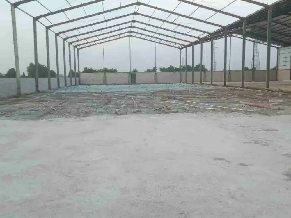 Disewakan gudang baru di Marunda Center Kecamatan Tarumajaya Bekasi