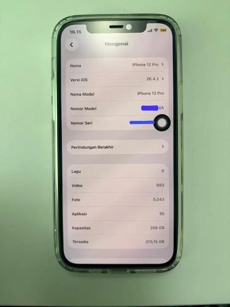 IPhone 12 Pro 256 no minus bisa tt bt android ajuin