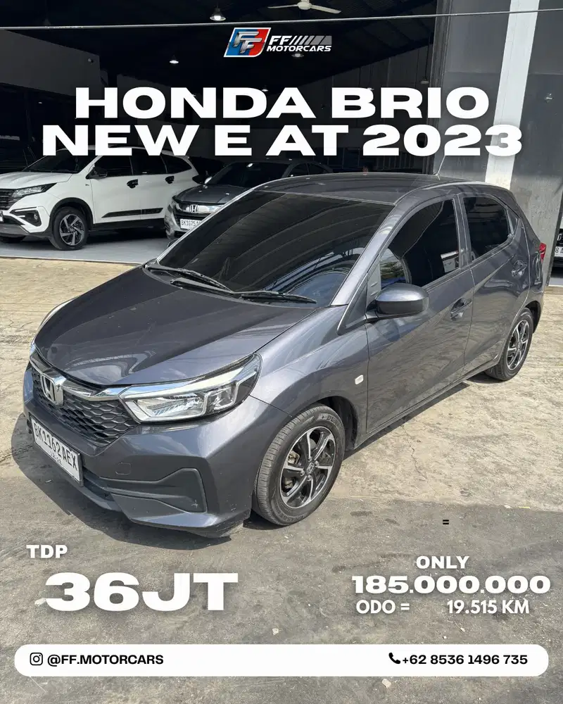 Honda Brio New E AT 2023.