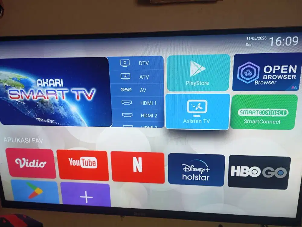 Di jual smart TV Akari 32 in