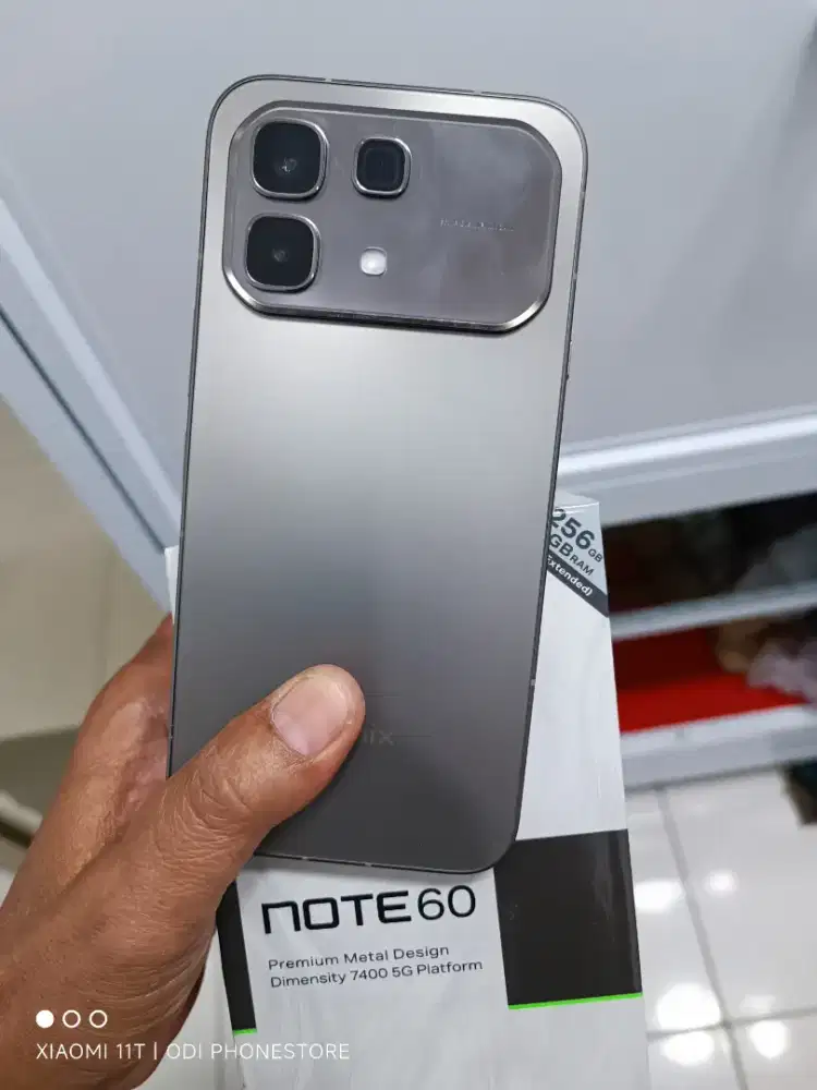 Infinix note 60 5g 16/256 mulus seperti baru dan lengkap