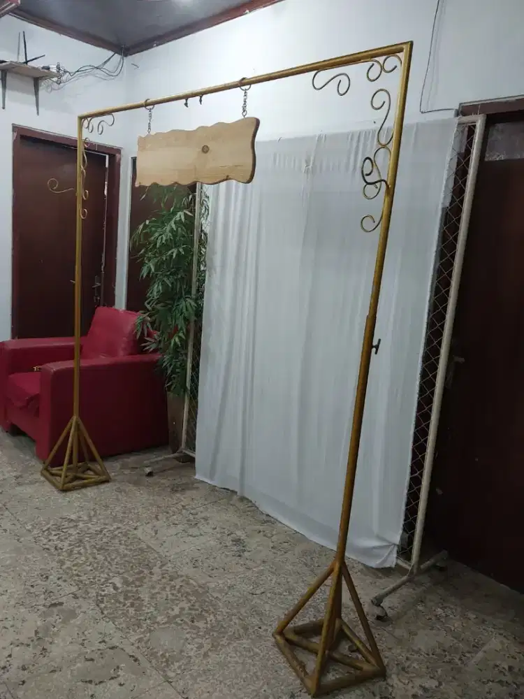 Rak/ Gapura Gerbang Toko Variasi + Papan Nama Toko
