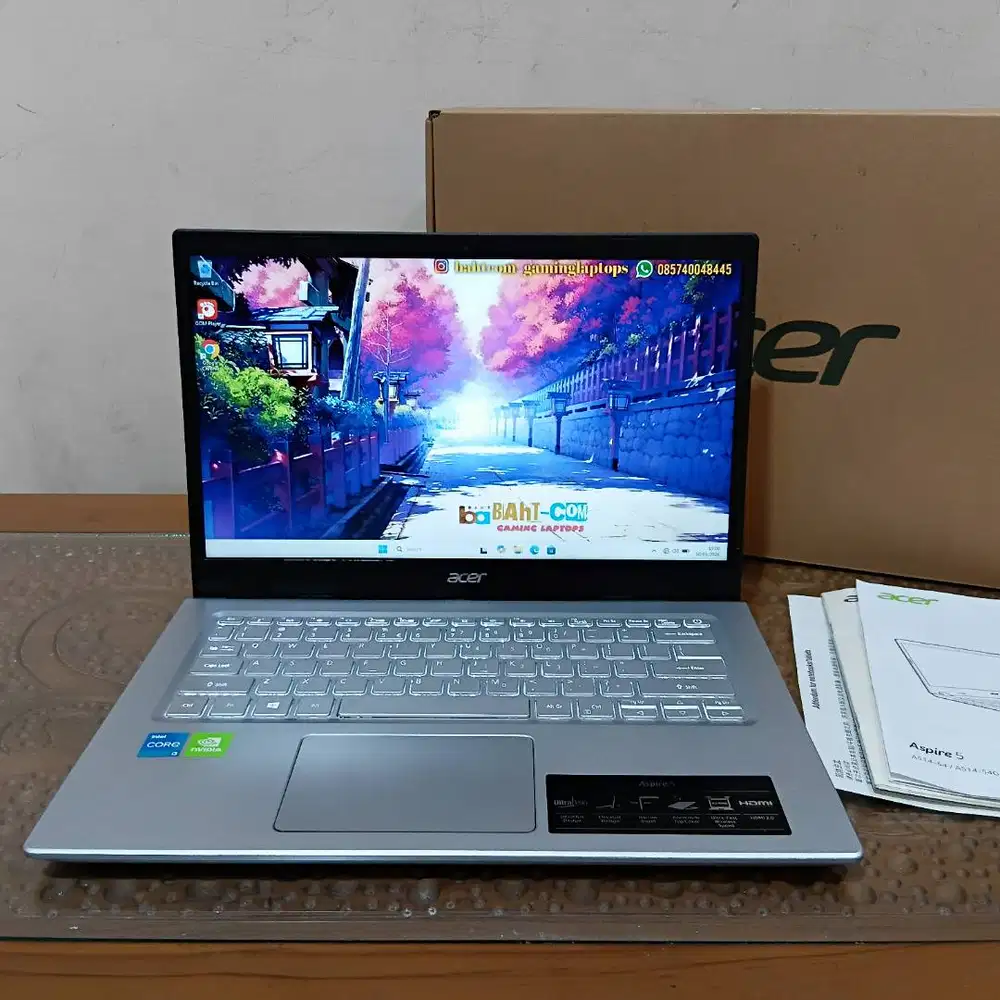 ACER A514 CORE I3-1115G4 8GB NVIDIA MX350 8GB 512GB MULUS