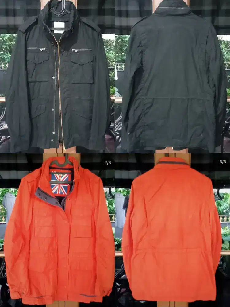 Jaket parka military size L & M
